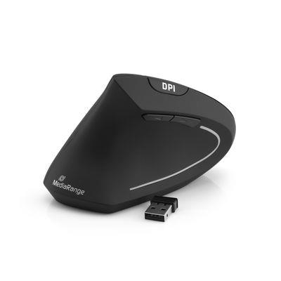 7bffc352-53f7-479c-a0ec-02f0d4fce978 MOUSE USB OPTICAL WRL 6-BUTTON/LEFT BLACK MROS233 MEDIARANGE