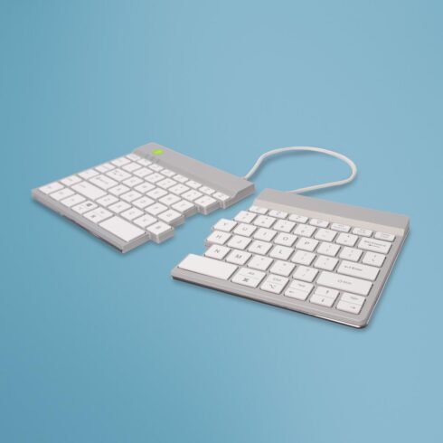 Ergonomiška R-Go Split Break klaviatūra su integruota pertraukų programine įranga
