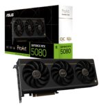 Graphics Card ASUS NVIDIA GeForce RTX 5080 16 GB GDDR7 256 bit PCI Express 5.0 Active PROART-RTX5080-O16G