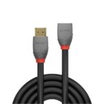 HDMI kabelis su 3 metrų ilgiu, rodomas iš šono
