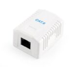 CAT6 UTP vieno prievado paviršiaus montavimo dėžutė