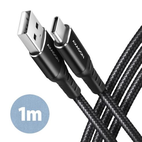 USB-C į USB 2.0 laidas 1 m, juodas, 3A