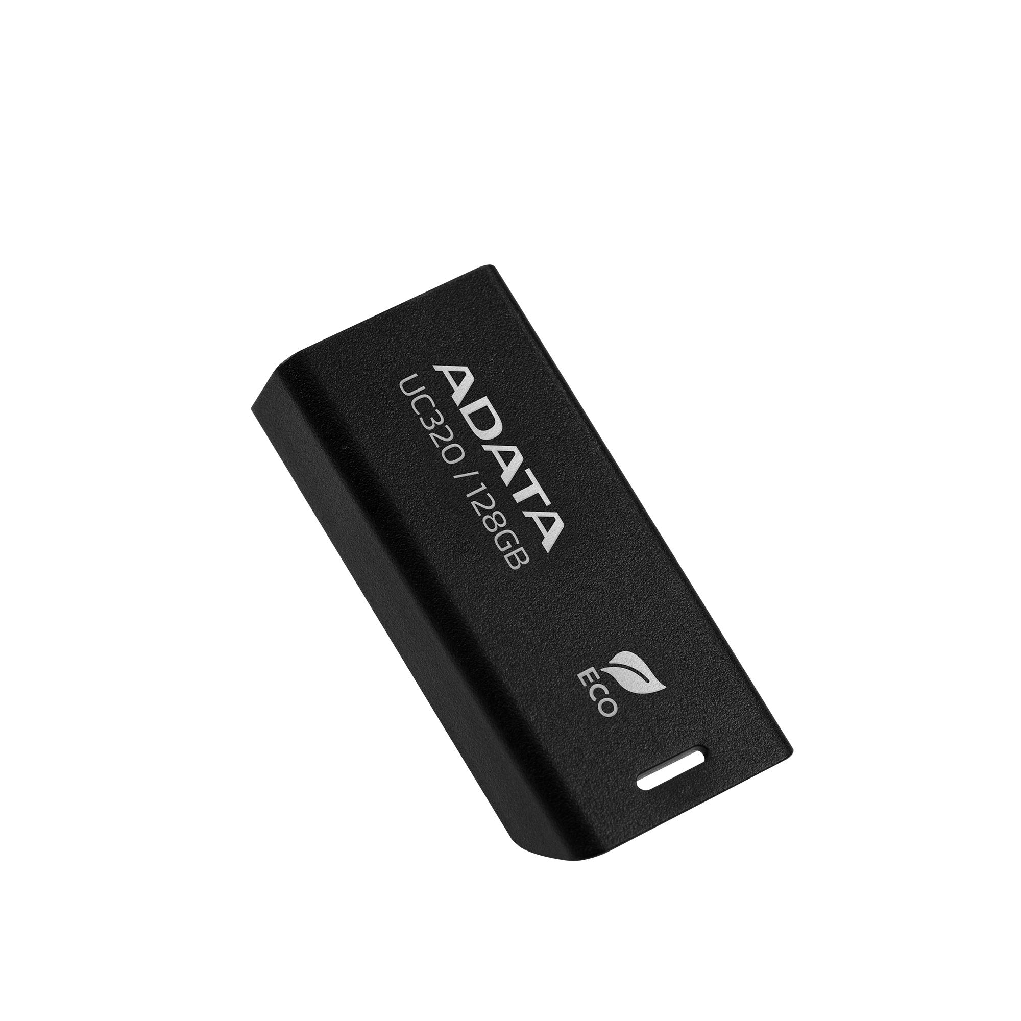 7f262aa6-d0a3-4867-a618-437b0876dfa0 MEMORY DRIVE FLASH USB3.2 128G/BLACK UC320-128G-RBK/BK ADATA