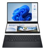 Notebook ASUS ZenBook Series DUO UX8406CA-PZ009W CPU Core Ultra U9-285H 2900 MHz 14" Touchscreen 2880x1800 RAM 32GB LPDDR5x SSD 2TB Intel Arc Graphics Integrated ENG Windows 11 Home Grey 1.65 kg 90NB14X1-M00820