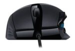Pelė Logitech G402, juoda, šoninis vaizdas su mygtukais