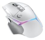 Pelė USB optinė Logitech G502X Plus su balta spalva
