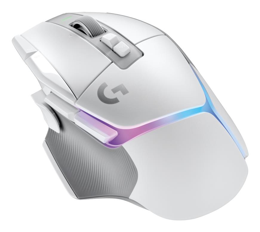 80e7455f-39df-4c2f-8bfe-b0260da72a55 Pelė USB optinė Logitech G502X Plus su balta spalva