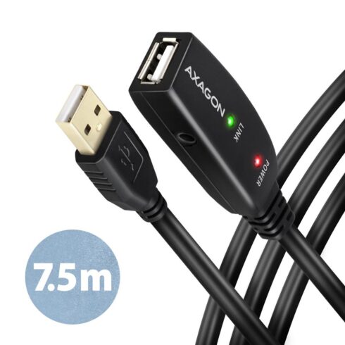 USB 2.0 aktyvus prailginimo laidas 7,5 m, modelis ADR-207