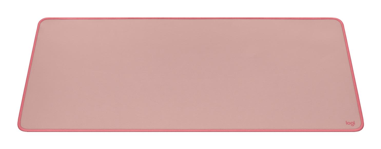 82972141-ed4d-4239-9624-1b6b4240b20a Pelės kilimėlis Logitech Studio/Dark Rose, matomas iš šono, su anti-slip pagrindu