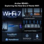 Wireless Router TP-LINK Wireless Router 6500 Mbps Wi-Fi 7 3x10/100/1000M 1x2.5GbE LAN WAN ports 1 Number of antennas 6 ARCHERBE400