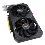 Graphics Card ASUS NVIDIA GeForce RTX 3050 8 GB GDDR6 128 bit PCIE 4.0 16x Dual Slot Fansink 1xDVI-D 1xHDMI 1xDisplayPort DUAL-RTX3050-O8G-V2
