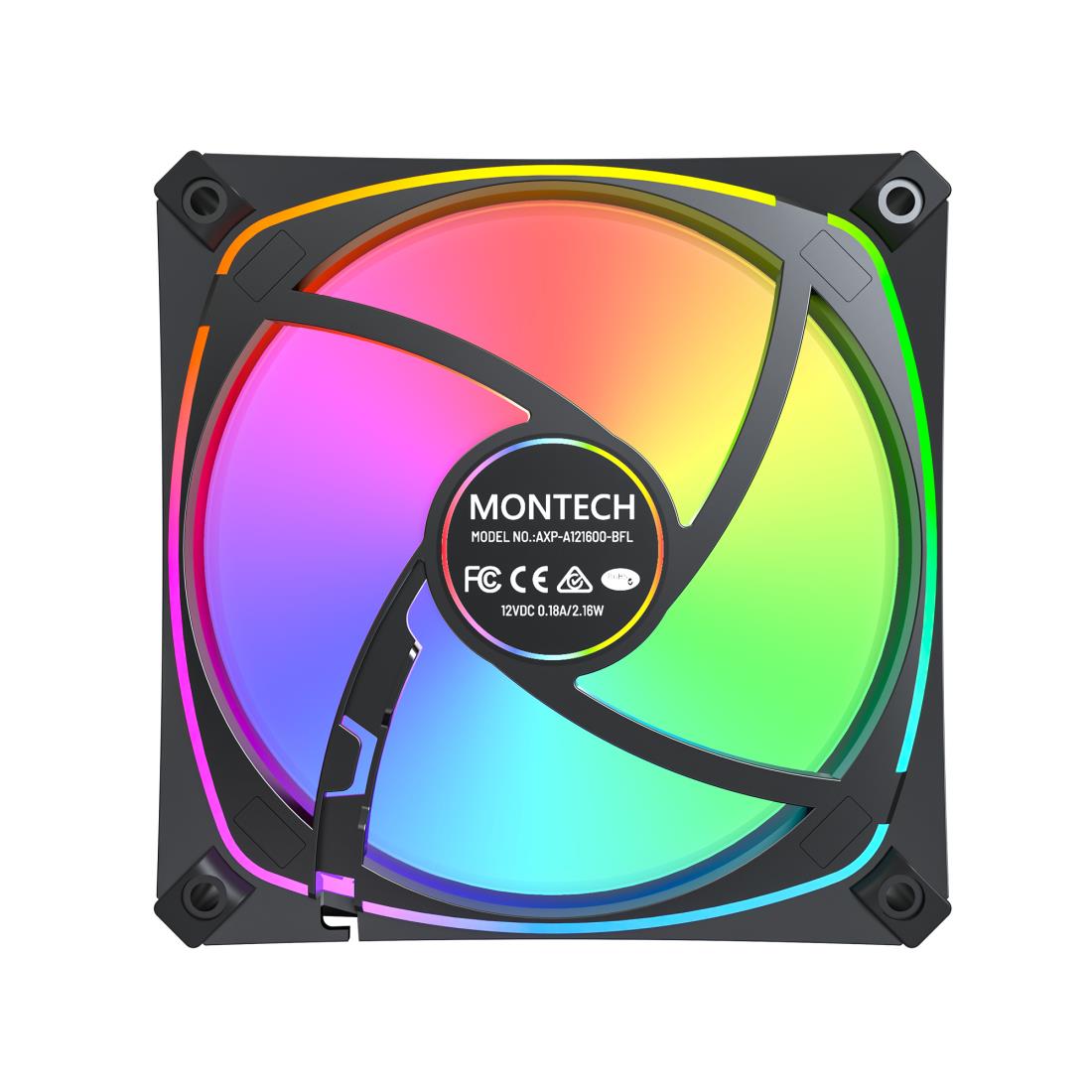 82c5f30d-ae72-4e72-a018-deaa3420d08e CASE FAN 120MM/AX120 PRO BLACK MONTECH