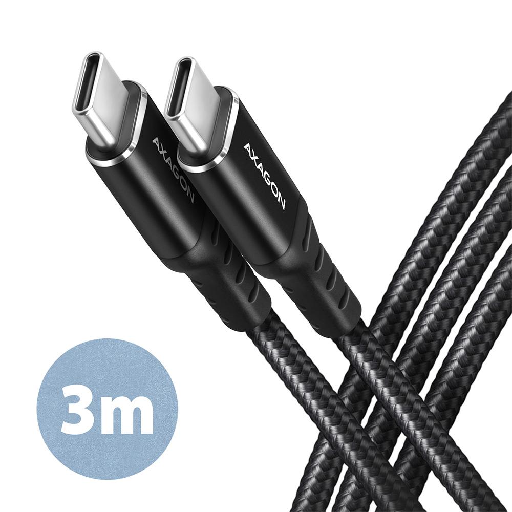 8323fcff-4d1f-4c5a-b93a-6e35ad6e7bf4 USB-C į USB-C laidas 3m, 60W, juodas