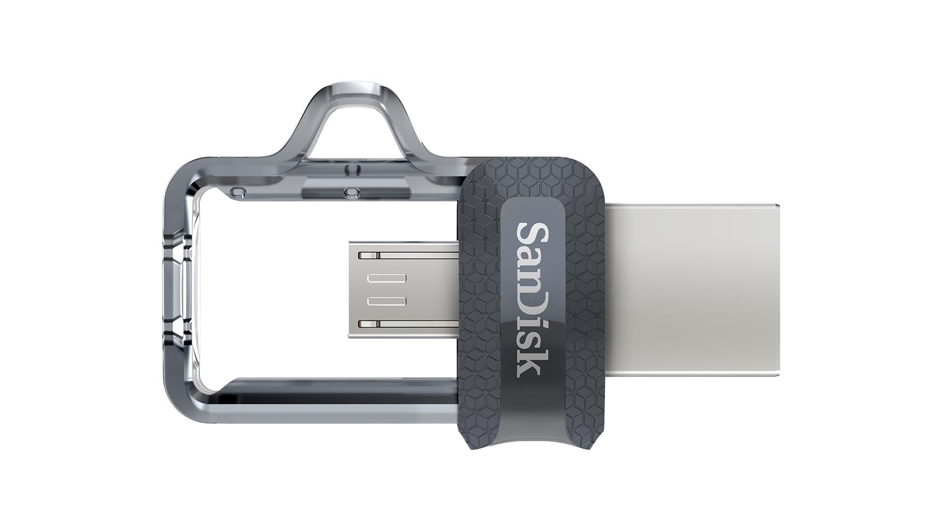 835824cf-ac74-413b-8495-d2830651301c USB atmintinė SanDisk 32GB su micro-USB ir USB 3.0 jungtimis