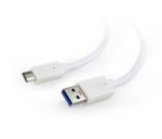 USB-C į USB 3.0 laidas 1.8 m, baltas, CCP-USB3-AMCM-6-W
