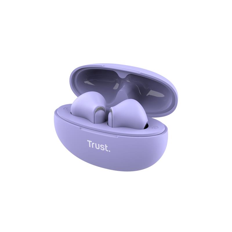 84295277-2b3d-4042-9ef4-1bb01e0ec35f HEADSET EARPHONES YAVI BT ENC/PURPLE 25299 TRUST