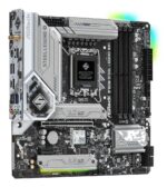 Mainboard ASROCK Intel B760 Express LGA1700 Micro-ATX Memory DDR5 Memory slots 4 1xPCI-Express 4.0 1x 1xPCI-Express 5.0 16x 4xM.2 1xHDMI 1xDisplayPort 2xUSB 2.0 5xUSB 3.2 1xUSB-C 1xPS/2 1xRJ45 3xAudio port B760MSTEELLEGENDWIFI