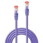 Cat.6 S/FTP tinklo kabelis, 2m, RJ45, purpurinis