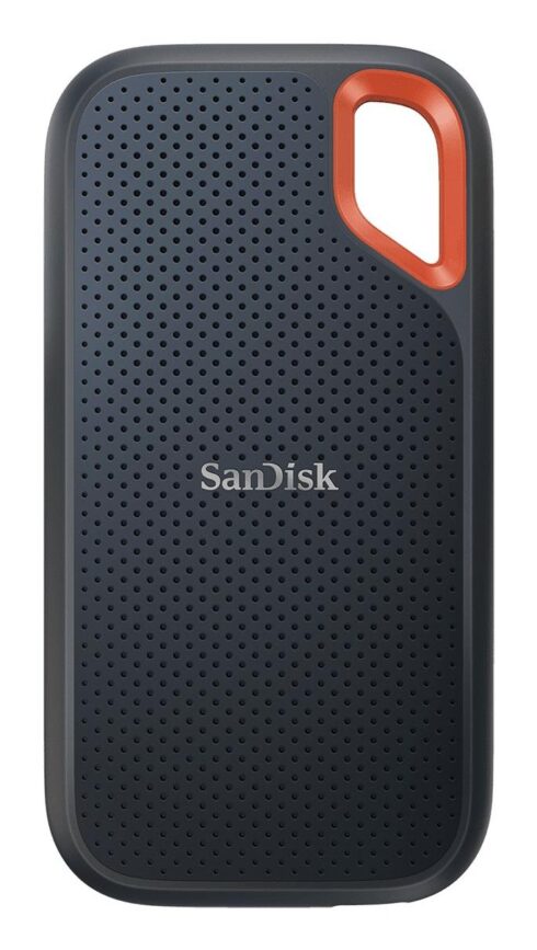 Išorinis SSD SANDISK Extreme 2TB, USB-C, skaitymo greitis 1050 MBytes/sec