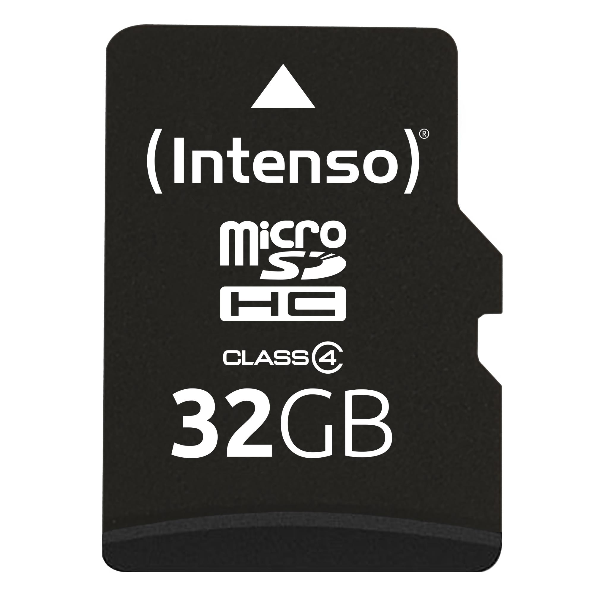 855d627b-ff19-4445-b655-ad2cc5ffe813 Micro SDHC atminties kortelė 32GB C4 Intenso