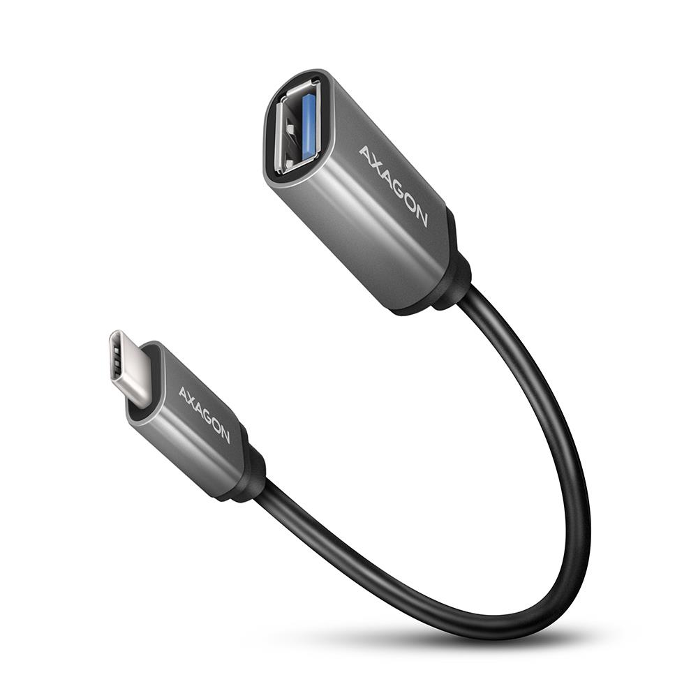 876d5b76-bcd6-4571-898d-3be93307b089 USB-C į USB-A adapteris AXAGON RUCM-AFAC, 20 cm ilgio
