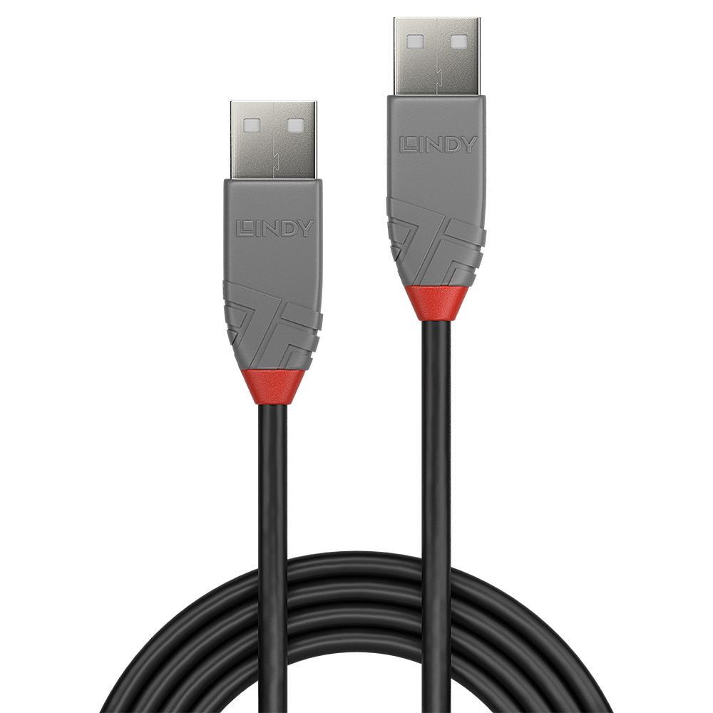 8854a1a4-ad56-4250-97b5-26c7aa90686b CABLE USB2 A-A 0.5M/ANTHRA 36691 LINDY