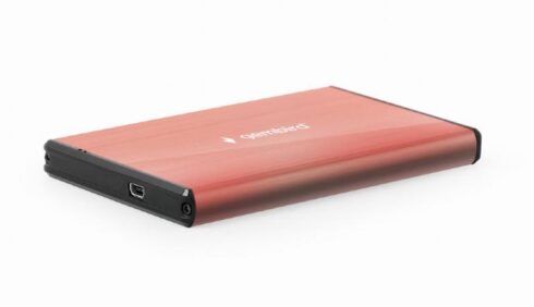 HDD korpusas Gembird EE2-U3S-3-P su USB 3.0 ir rožine spalva