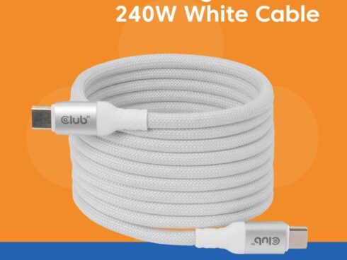 CABLE USB-C TO USB-C 2M/MAGNETIC WHITE CAC-3032 CLUB3D