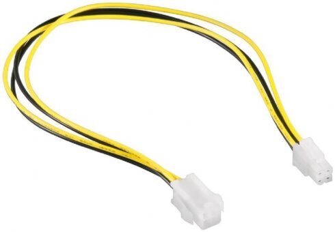 Maitinimo kabelis 4-pin, 0.3 m ilgio, GEMBIRD