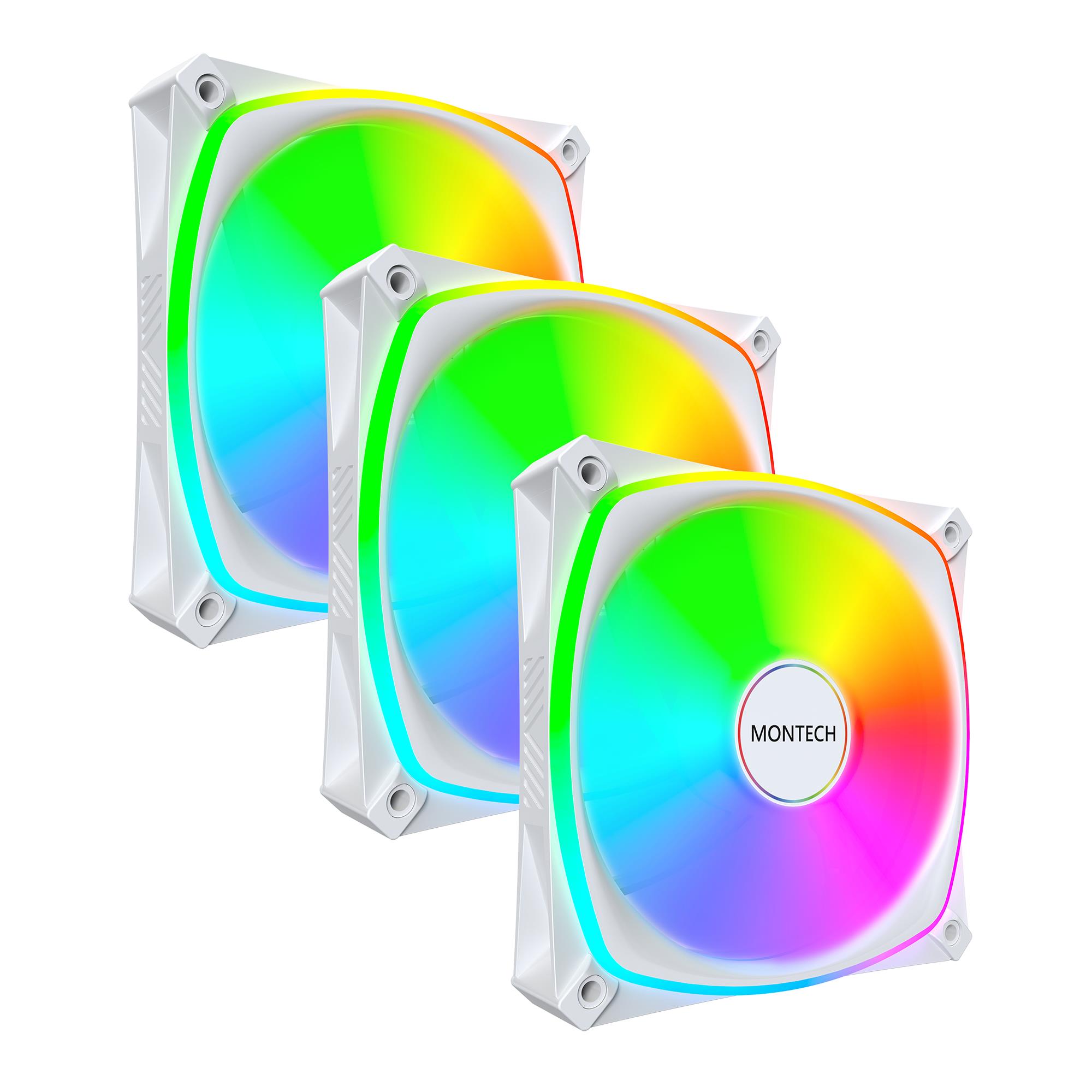 8c8dab59-9df0-49c3-b659-acbccf253059 RX120 PRO WHITE 3 IN 1 korpuso aušintuvas, 120 mm dydis