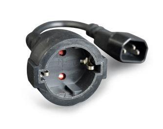 Maitinimo adapteris C14 su Schuko išvestimi