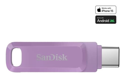 SanDisk USB-C atminties įrenginys 512GB, modelis SDDDC3-512G-G46L