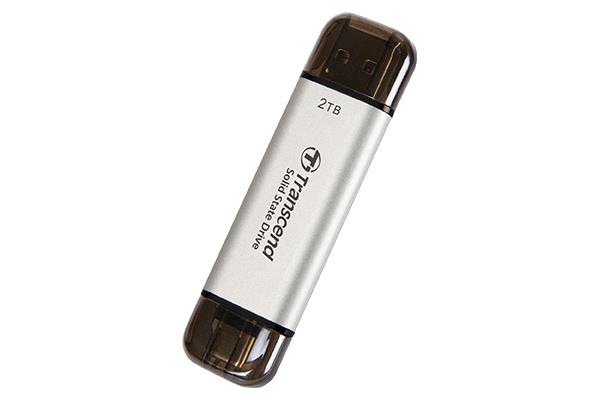 Usb Mbytes External SSD TRANSCEND ESD310 2TB USB-C USB 3D NAND Write speed 950 ...