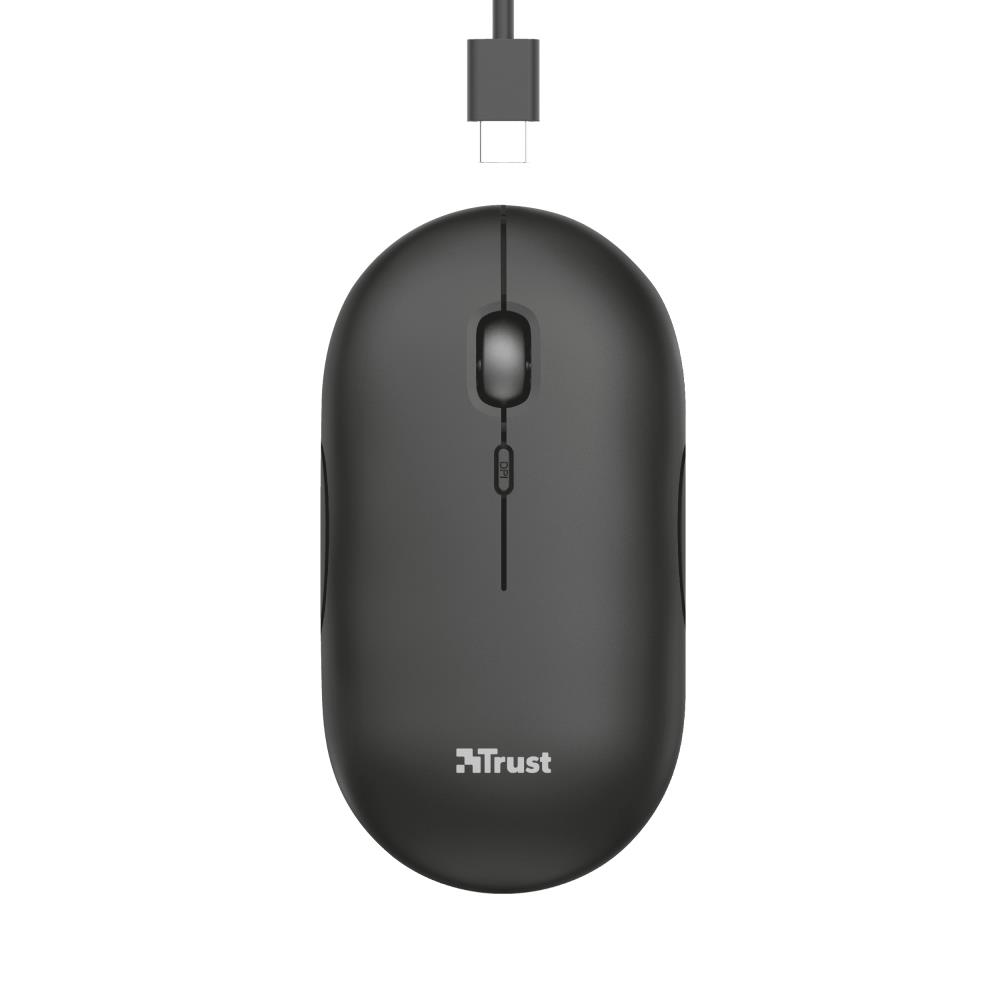 9157f24a-fc41-4f9a-b8e5-d596165f6c63 MOUSE USB OPTICAL WRL/PUCK RECHARGEABLE 24059 TRUST
