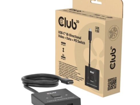VIDEO SWITCH USB-C 2PORT/CSV-2511 CLUB3D