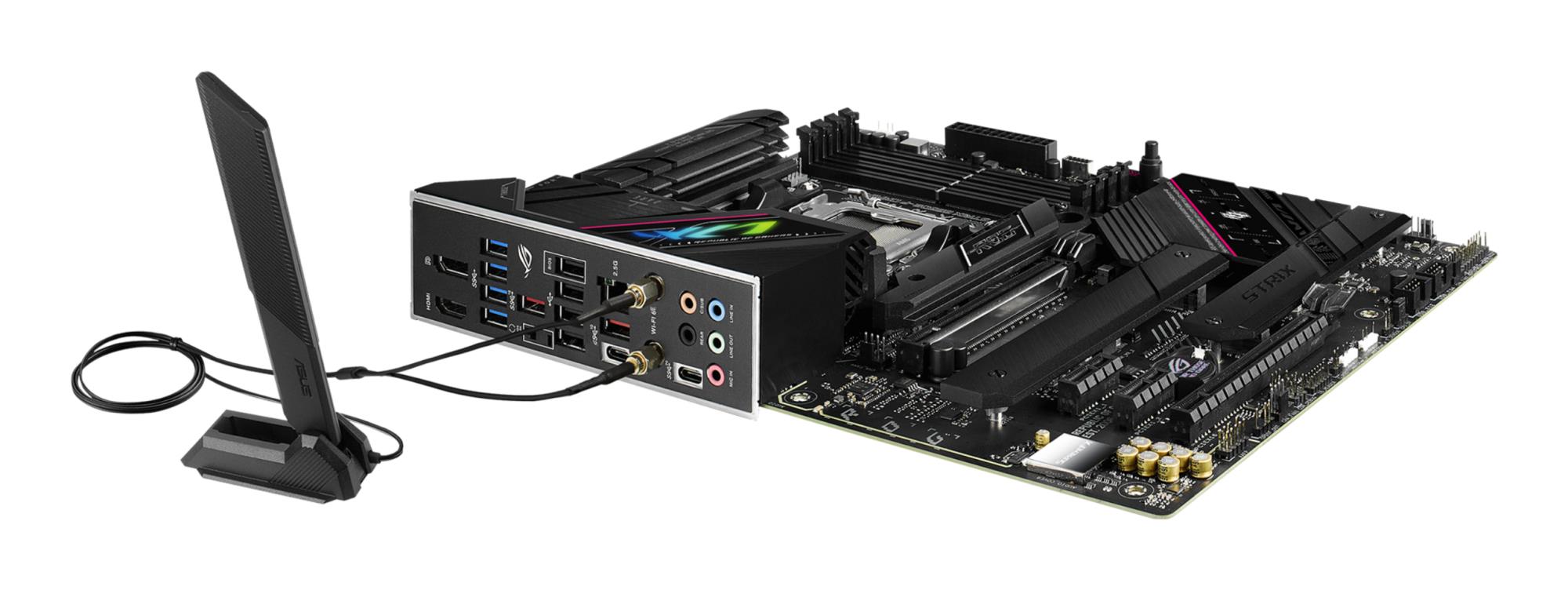 91a0fc3d-a627-447e-99a7-6d4c42cc36ef Mainboard ASUS AMD B650 SAM5 ATX Memory DDR5 Memory slots 4 2xPCI-Express 4.0 1x 1xPCI-Express 4.0 16x 1xPCI-Express 5.0 16x 3xM.2 1xHDMI 1xDisplayPort 4xUSB 2.0 6xUSB 3.2 2xUSB-C 1xRJ45 5xAudio port STRIXB650E-FGAMINGWIFI