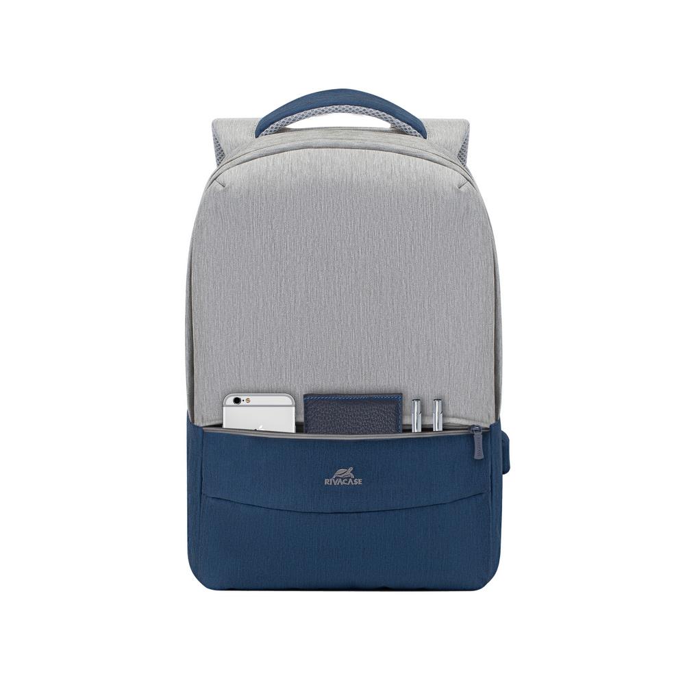91e04db5-b84f-4bd6-9428-b14de4fa6191 NB CASE ANTI-THEFT 15.6"/7562 GREY/DARK BLUE RIVACASE