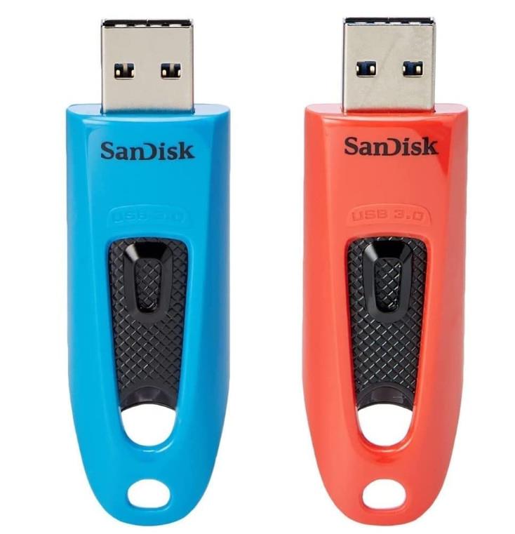 927a6644-536e-4a65-8d04-1079d6e715d9 SanDisk USB 3.0 atminties kortelė, 64GB, 2 vnt