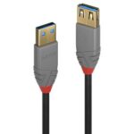 USB 3.2 Type A 0.5m prailginimo laidas, 5Gbps, Anthra linija