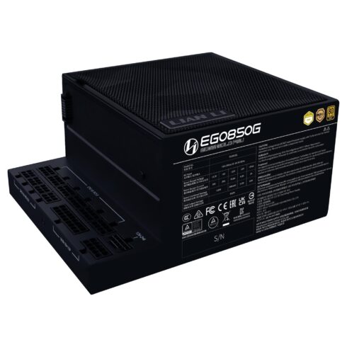 Maitinimo blokas LIAN LI EDGE GOLD 850 su 850 vatų galia ir 80 PLUS GOLD efektyvumu