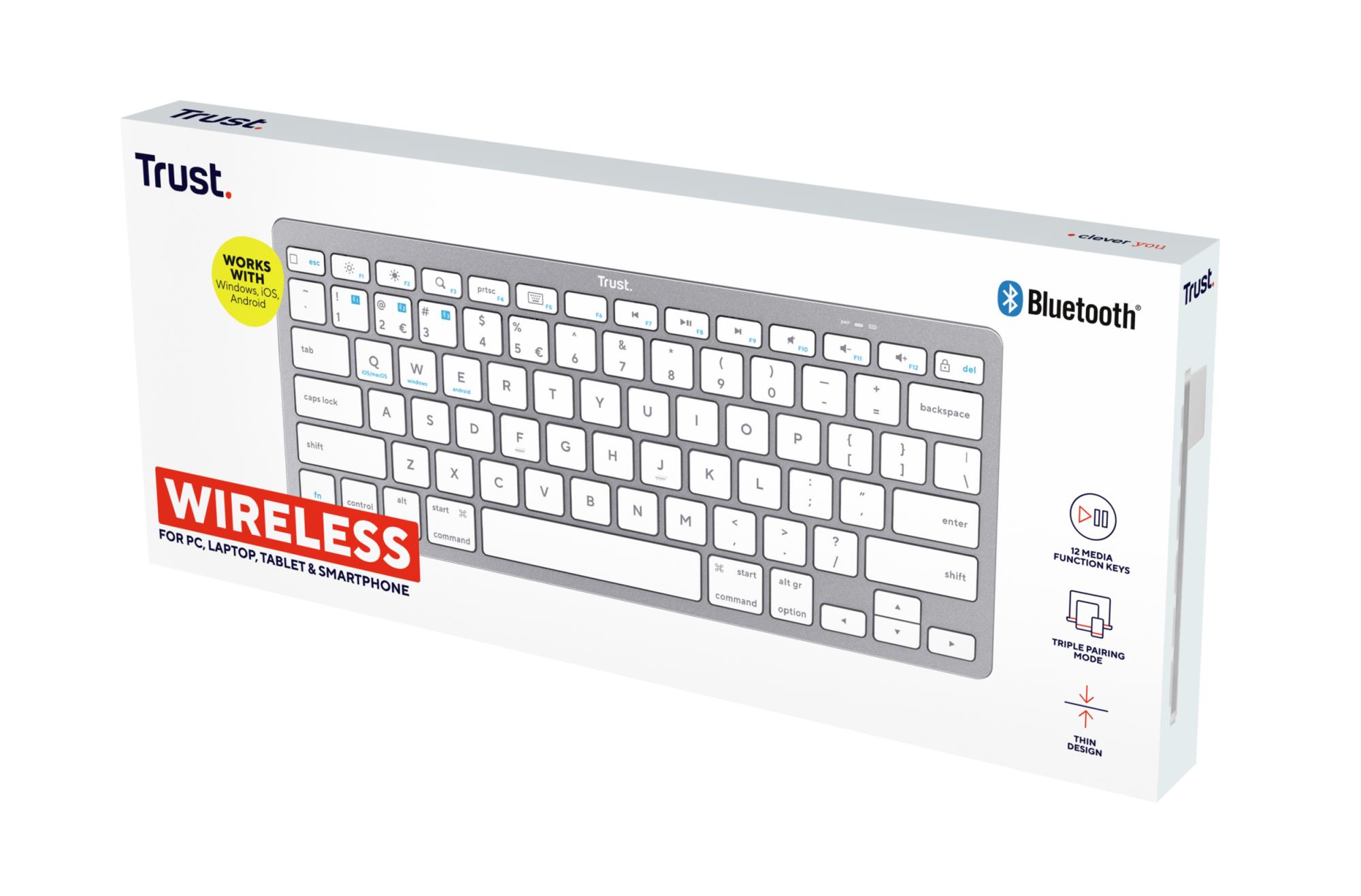 933fc397-1e3b-4622-8cc6-0f7577401205 KEYBOARD WRL BASICS BLUETOOTH/ENG 24651 TRUST