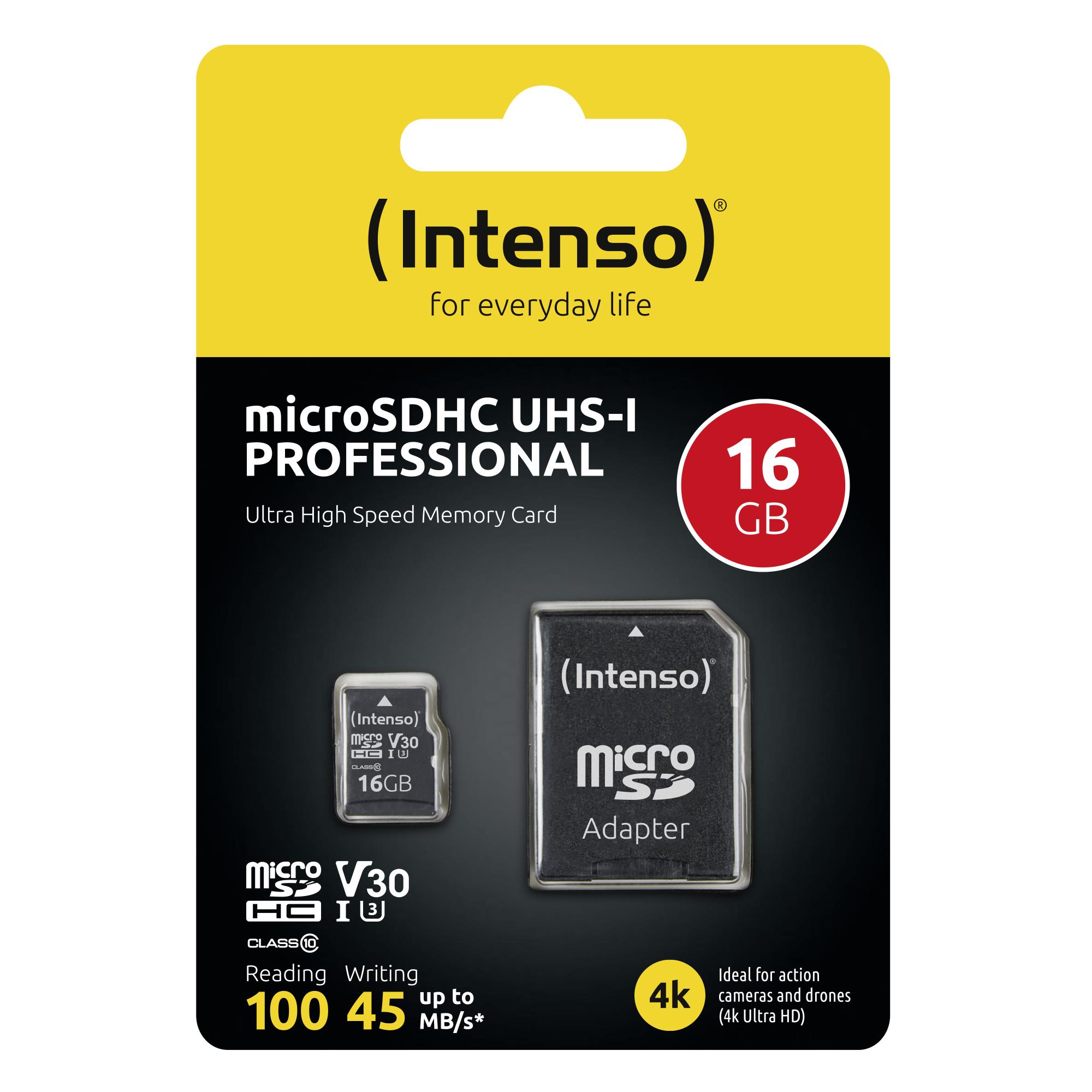 93aabcd0-b77f-4e8a-932d-ae25ffdef3c0 MEMORY MICRO SDHC 16GB C10/W/ADAPTER 3433470 INTENSO