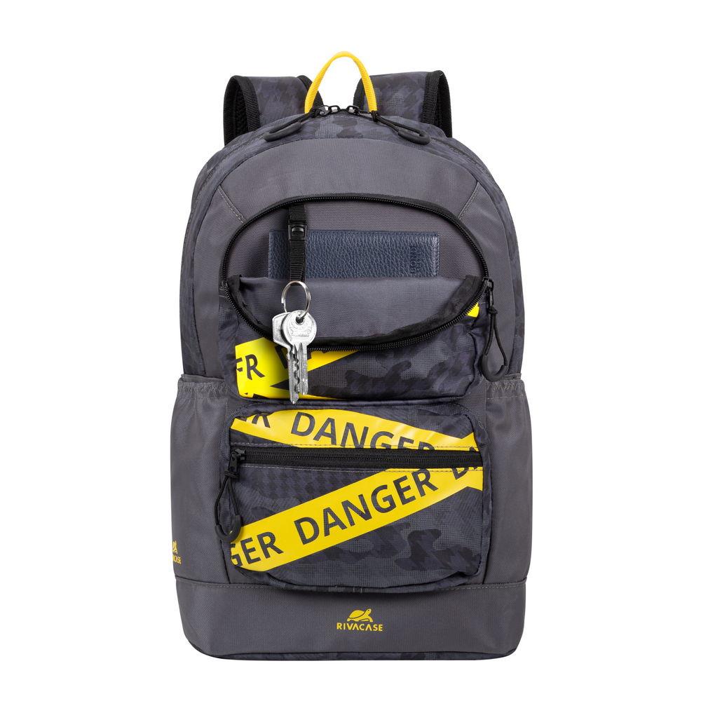 93ecdde9-6c33-43e9-b22c-dbe79a6549b6 NB BACKPACK URBAN 14L 13.3"/5421 GREY CAMO RIVACASE