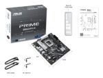 Mainboard ASUS Intel B860 Express LGA1851 Micro-ATX Memory DDR5 Memory slots 2 2xPCI-Express 4.0 1x 1xPCI-Express 4.0 16x 2xM.2 1xHDMI 1xDisplayPort 1xAudio-In 1xAudio-Out 1xMicrophone 3xUSB 2.0 2xUSB 3.0 1xUSB 3.2 1xPS/2 1xRJ45 PRIMEB860M-K