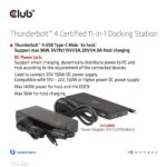 NB ACC DOCKING STATION 11IN1/THUNDERBOLT CSV-1581 CLUB3D