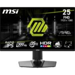 LCD monitor MSI MAG 255PXF 24.5" su 300Hz atnaujinimo dažniu