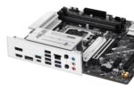 Mainboard ASUS Intel B860 Express LGA1851 Micro-ATX Memory DDR5 Memory slots 4 1xPCI-Express 4.0 1x 1xPCI-Express 4.0 16x 1xPCI-Express 5.0 16x 2xM.2 1xHDMI 1xDisplayPort 7xUSB 2.0 1xUSB-C 1xUSB-C w/Thunderbolt 1xOptical S/PDIF 1xRJ45 3xAudio port PRIMEB860M-AWIFI