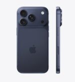 Apple iPhone 17 Pro 256GB, giliai mėlyna spalva, šoninis vaizdas