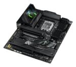 Motininė plokštė ASUS ROG STRIX Z890-F su matomais jungčių išdėstymais