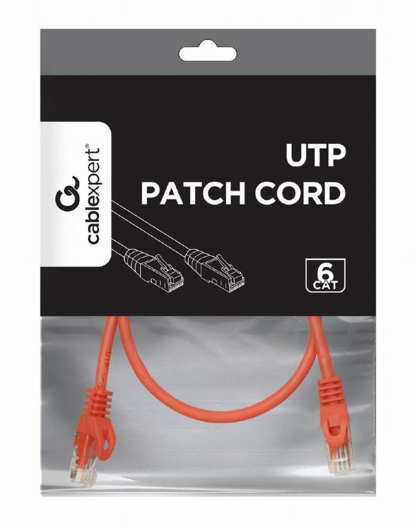 9770edae-550b-46cc-800b-e18649467ac7 PATCH CABLE CAT6 UTP 0.5M/RED PP6U-0.5M/R GEMBIRD